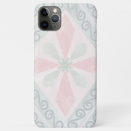 Green and pink pastel diamond pattern Case-Mate iPhone hülle (Rückseite)