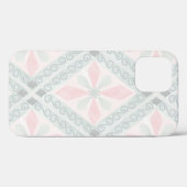 Green and pink pastel diamond pattern Case-Mate iPhone hülle (Rückseite (Horizontal))