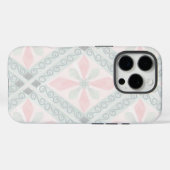 Green and pink pastel diamond pattern Case-Mate iPhone hülle (Rückseite (Horizontal))