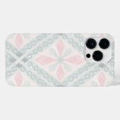 Green and pink pastel diamond pattern iPhone hülle (Rückseite (Horizontal))