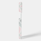 Green and pink pastel diamond pattern iPhone hülle (Rechte Seite)