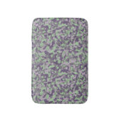 green and purple camo abstract badematte (Vorderseite Vertikal)