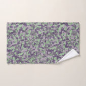 green and purple camo abstract badhandtuch set (Handtuch)