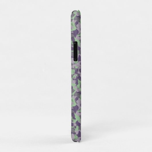 green and purple camo abstract Case-Mate iPhone hülle (Hinten/Rechts)