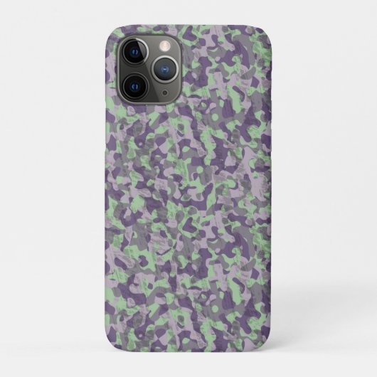 green and purple camo abstract Case-Mate iPhone hülle (Rückseite)