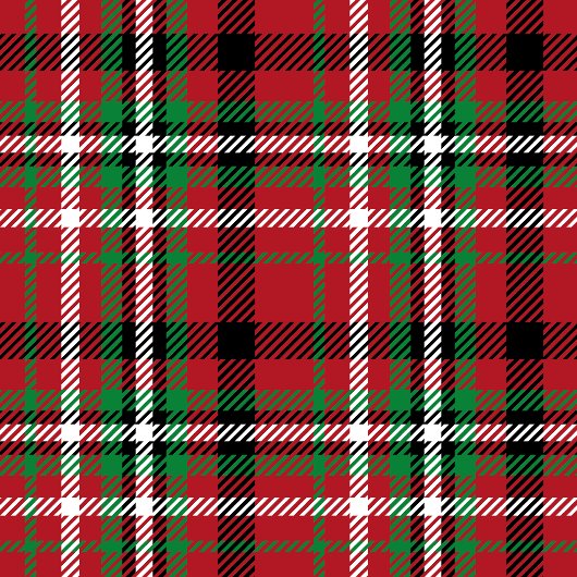 Green and Red Merry Christmas Plaid Blanket Gift Fleecedecke