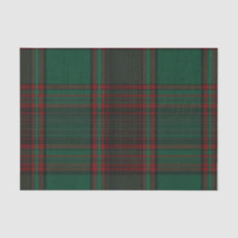 Green and Red Plaid Holiday Tissue Paper Seidenpapier