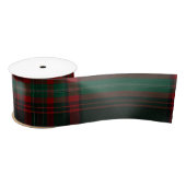 Green and Red Plaid Tartan Ribbon Satinband (Spule)