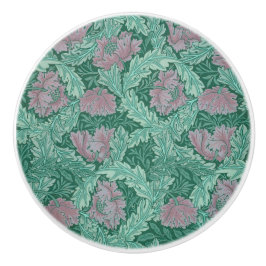 Green and Red Wreath Pattern (von William Morris) Keramikknauf