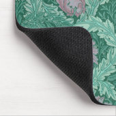 Green and Red Wreath Pattern (von William Morris) Mousepad (Ecke)