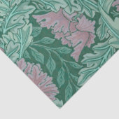 Green and Red Wreath Pattern (von William Morris) Seidenpapier (Ausschnitt)