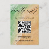 Green and Sand Shore Beach - RSVP Karte (Vorderseite)