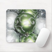 'Green and Silver Sparkle' Mousepad (Mit Mouse)