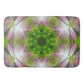 GREEN AND WHITE ABSTRACT DRAWING. SAMER BRASIL. 2 BADEMATTE (Vorderseite)