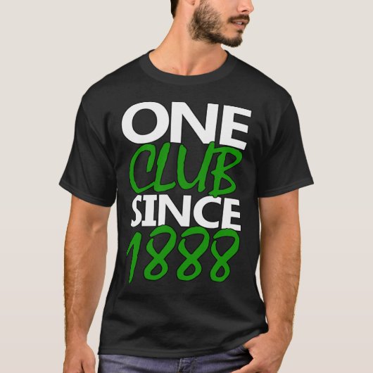 Green and White Glasgow Since 1888 T-Shirt (Vorderseite)