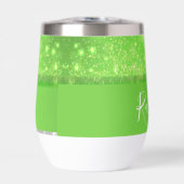 Green and white glitter print (Vorderseite)