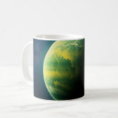 Green and Yellow Planet Kaffeetasse (Vorderseite Links)