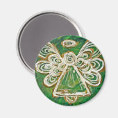 Green Angel Art Custom Magnet Geschenke (Vorderseite/Rückseite)