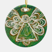 Green Angel Ornament (Vorne)