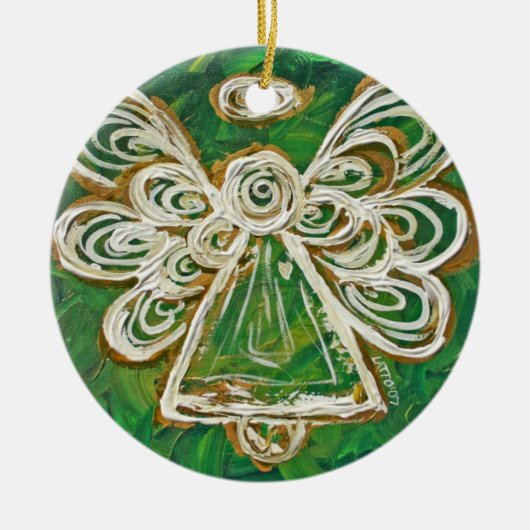 Green Angel Ornament (Vorne)