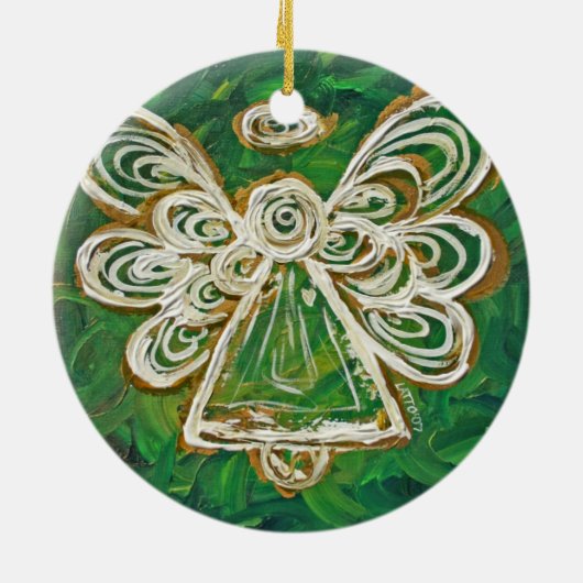Green Angel Ornament (Hinten)