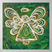 Green Angel Poster Print (Vorne)