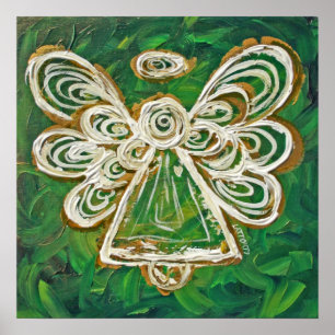 Green Angel Poster Print