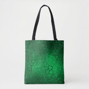 Green Animal Print Tasche