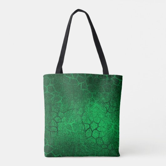 Green Animal Print Tasche (Rückseite)