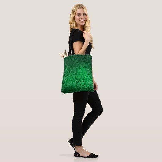 Green Animal Print Tasche (Am Model)