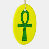 Green Ankh Keramikornament (Rechts)