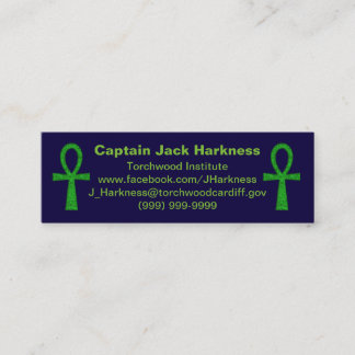 Green Ankh Visitenkarte