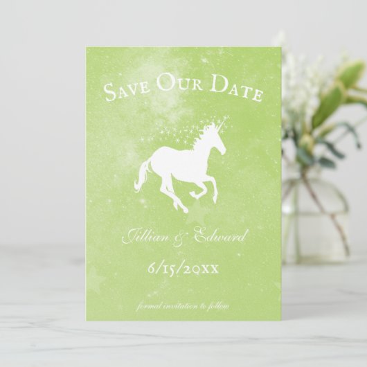 Green Ankündigung Datum freihalten (Stehend Vorderseite)