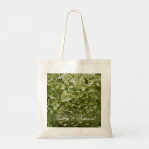 Green Annabelle Hydrangea Wedding Tragetasche
