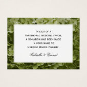 Green Annabelle Hydrangea Wedding Wohltätigkeit Fa (Vorderseite)