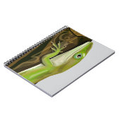 Green Anole Lizard Notizblock (Linke Seite)