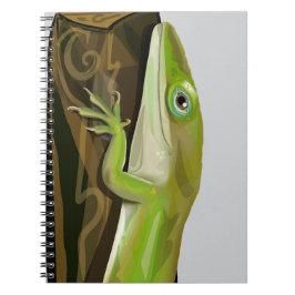Green Anole Lizard Notizblock