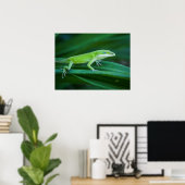 Green Anole Lizard Poster (Heimbüro)