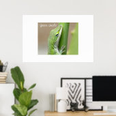 Green Anole Poster (Heimbüro)