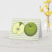 Green Äpfel Card Karte (Gelbe Blume)