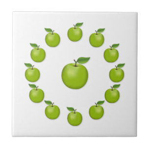 Green Apfel Keramik Tile Fliese