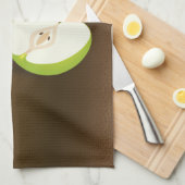 Green Apfel und ein halbes Stillleben Geschirrtuch (Viertel Falte)