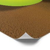 Green Apfel und ein halbes Stillleben Poster (Ecke)