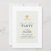 Green Apple Boy Kindergarten Foto Abschluss Einladung (Rückseite)