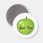 Green Apple Magnet (Vorderseite/Rückseite)