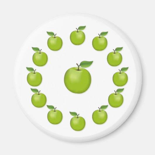 Green Apple Magnet (Vorne)