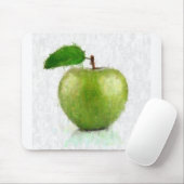 Green Apple Mousepad (Mit Mouse)
