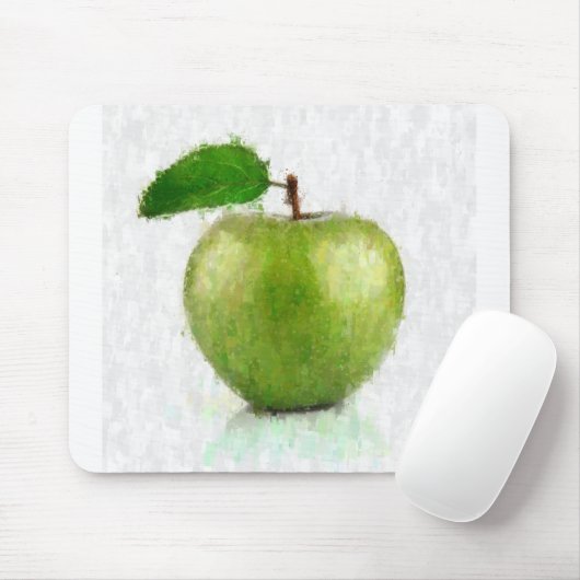 Green Apple Mousepad (Mit Mouse)