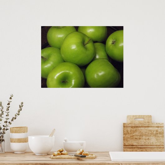 Green Apple Poster (Küche)