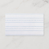 Green Apple School Lehrer Bildung Chalkboard Visitenkarte (Rückseite)